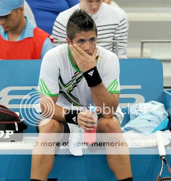 Photo: Fernando Verdasco New Hair Style ~ ATP Men\u0026#39;s Tennis