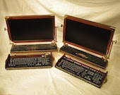 Custom Built Vintage Looking - 21.5 inch Widescreen LED Monitor-Wireless Keyboard-Mouse Combo ...Victorian Steampunk Style - woodguy32