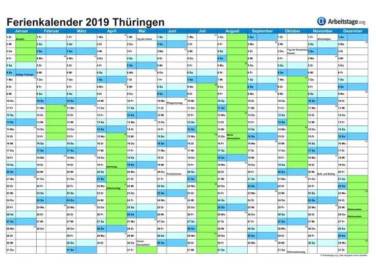 Nrw Wintersemester 2022 Weihnachtsferien Schulkalender 2020 Kalender 2021 Thüringen / EXCELKALENDER 2019