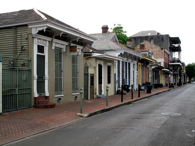 Creole Cottages in the Quarter.