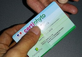 Formulaires disponibles Carte certiphyto