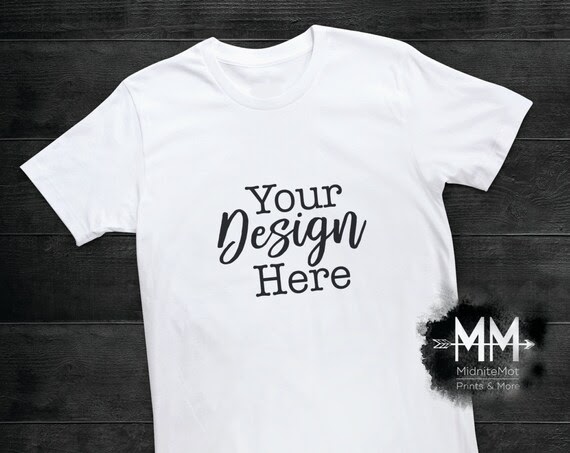 Download Short Sleeve White T-Shirt Mockup Apparel Display Add Your ...