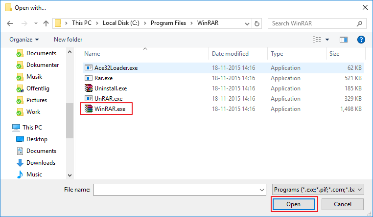 How to open an APK file using Winrar or 7-Zip on Windows