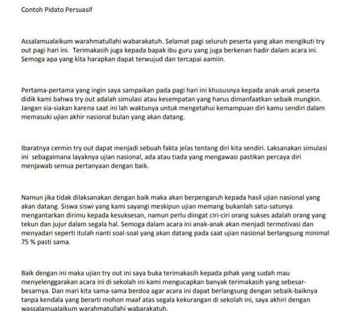 Contoh Pidato Tentang Kejujuran Adalah Kunci Kesuksesan Kaisar Soal