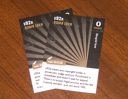 Webstock Trading Cards - Stupid Law