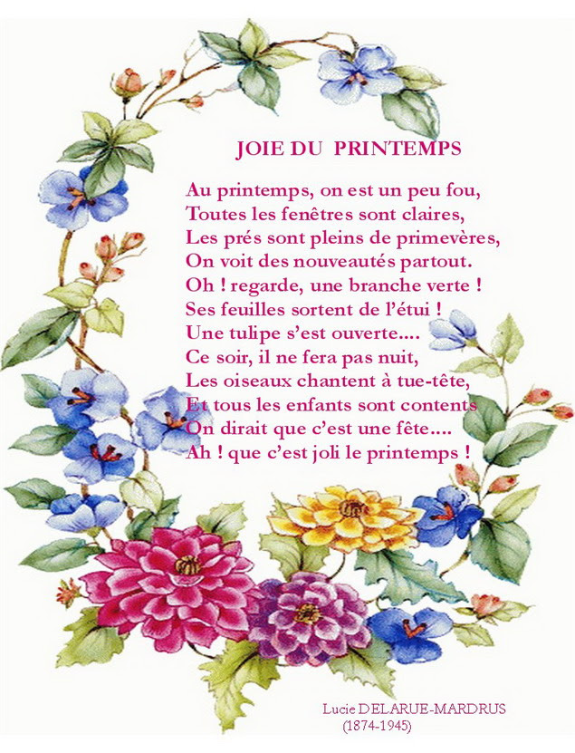 Poésie A La Rencontre Du Printemps Poeme Sur Les Oiseaux Au Printemps - poskillful