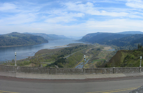 View from Crown Point, looking over the Columbia River
