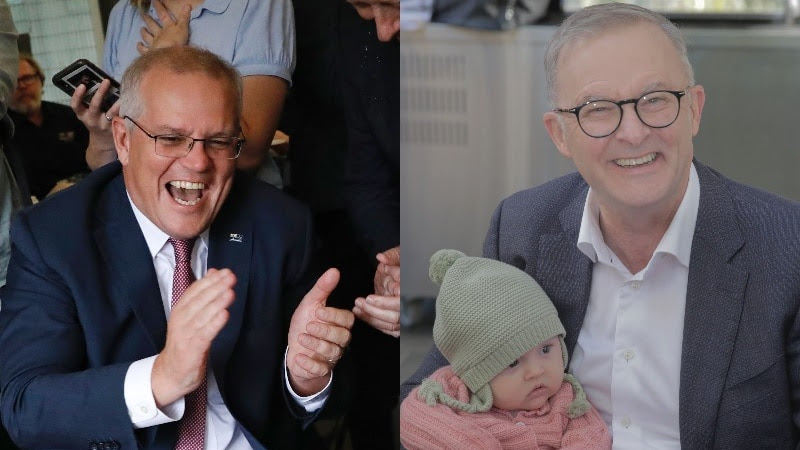 Federal election campaign: The penultimate week with Prime Minister Scott Morrison and Opposition Leader Anthony Albanese, in pictures