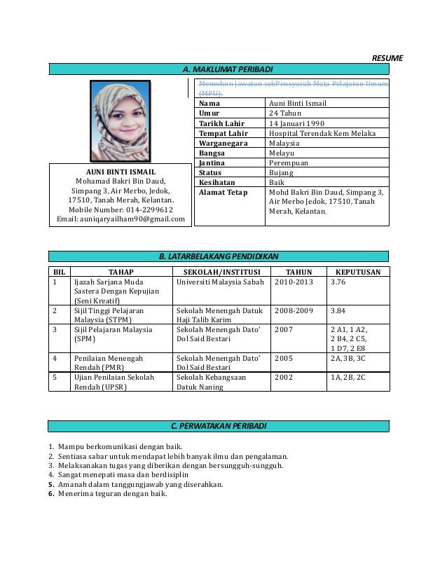 14-free-download-template-resume-bahasa-melayu-desain-cvmu