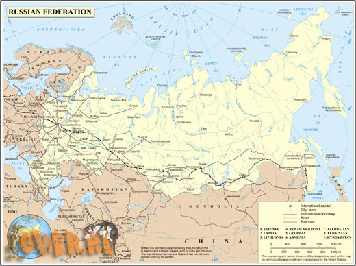 Карта россии обои на рабочий стол