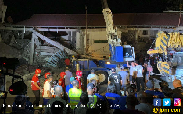 Diguncang Gempa 6 1 SR Bandara Filipina Lumpuh Diguncang Gempa 6 1 SR Bandara Filipina Lumpuh