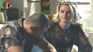 Kelly Bailey sensual na novela A Prisioneira