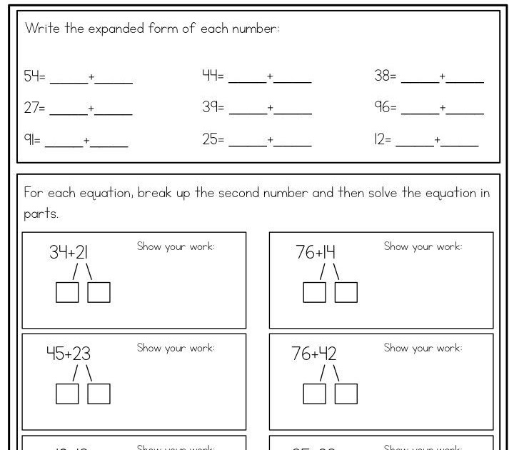 Break Apart Method Multiplication 3rd Grade Leonard Burton s Multiplication Worksheets