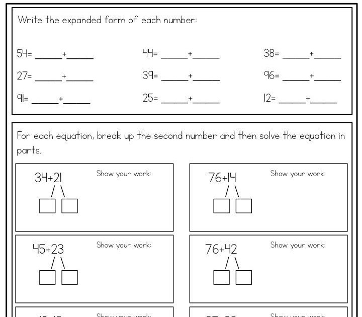  Break Apart Method Multiplication 3rd Grade Leonard Burton s Multiplication Worksheets 