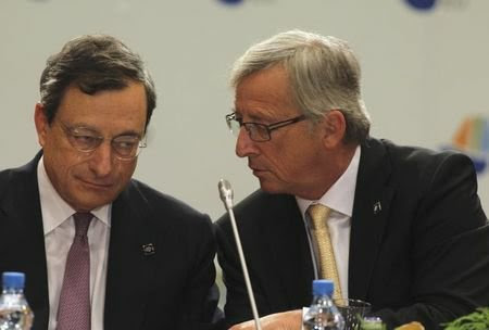 Draghi Juncker