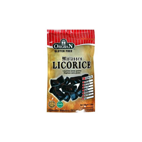 Orgran Gluten Free Molasses Licorice Pieces 200g