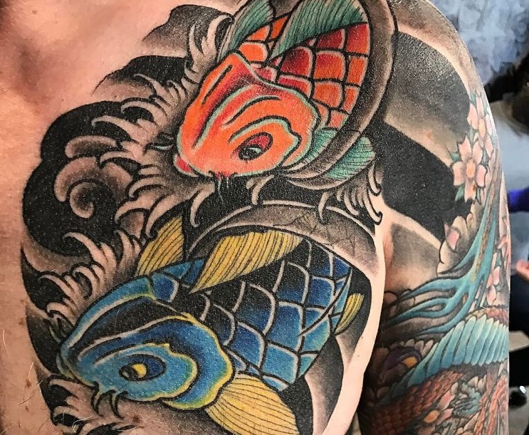 Gambar ikan cupang Gambar Tato Ikan Koi Di Dada