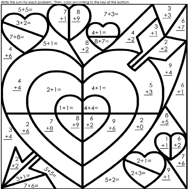 Math Coloring Worksheets 3rd Grade Pdf - Carol Jone's Addition Worksheets