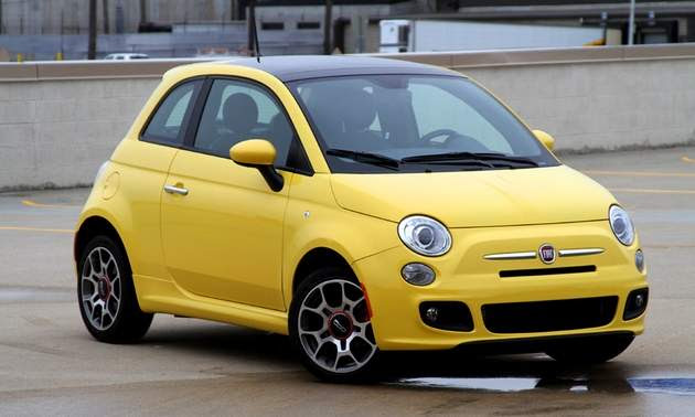 Fiat 500 Р¶РµР»С‚С‹Р№