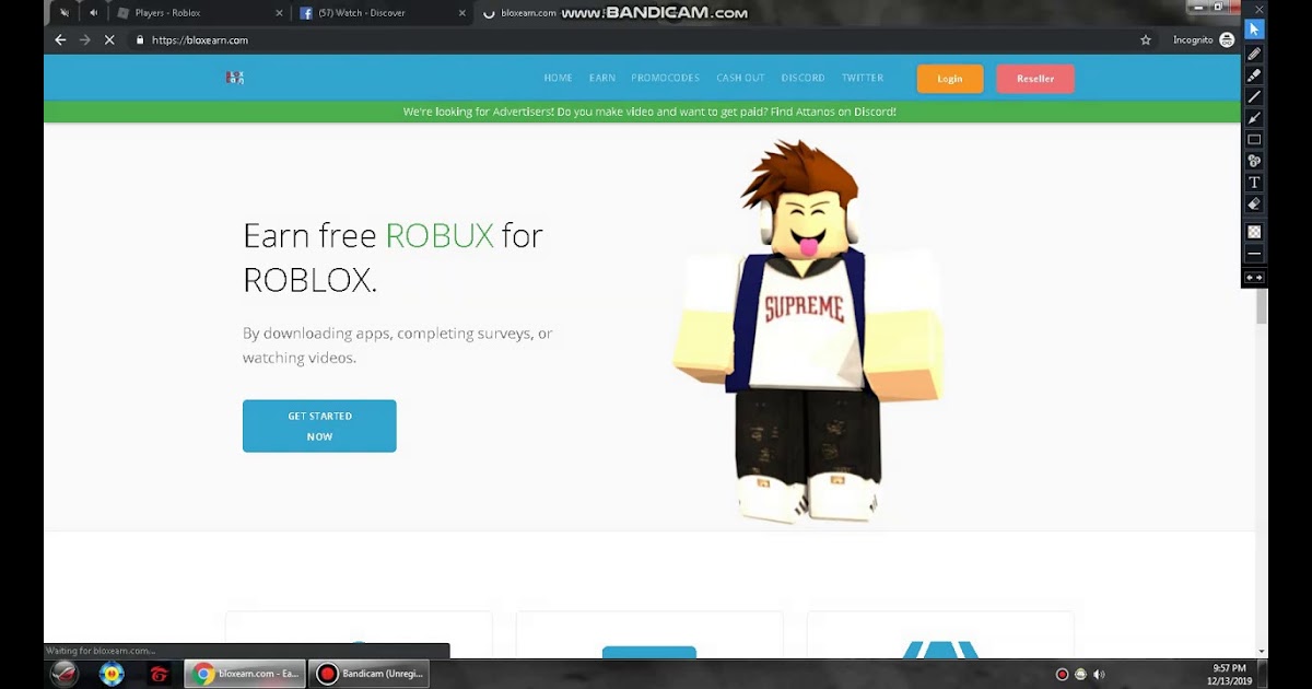 Watching Ads For Free Robux