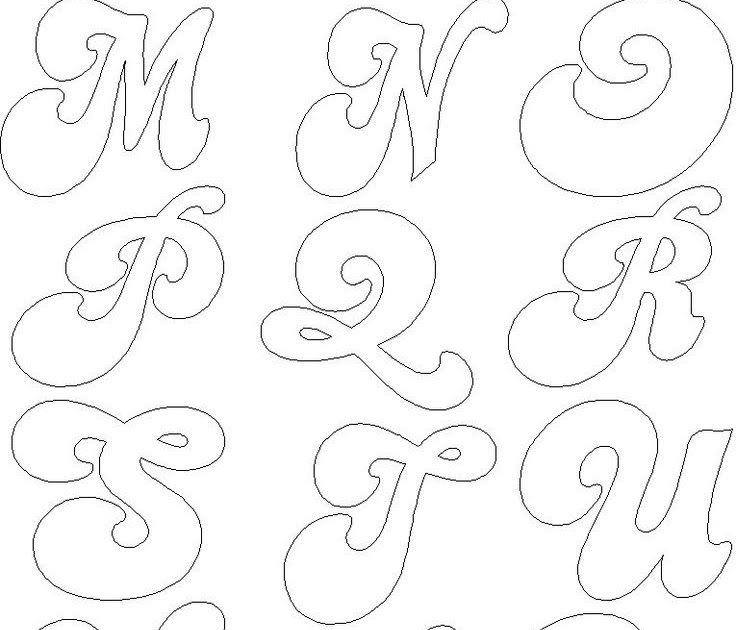 Moldes De Letras Bonitas