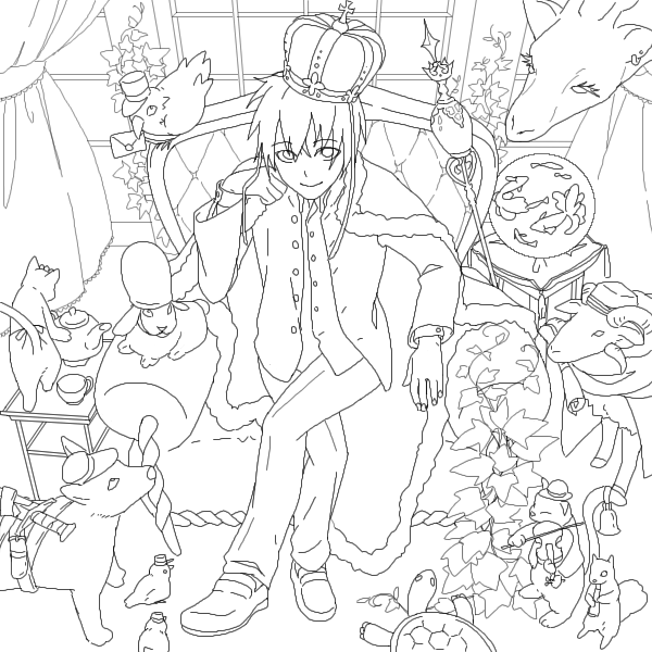 無料イラスト画像 ロイヤリティフリー衣装 王様 イラスト かっこいい