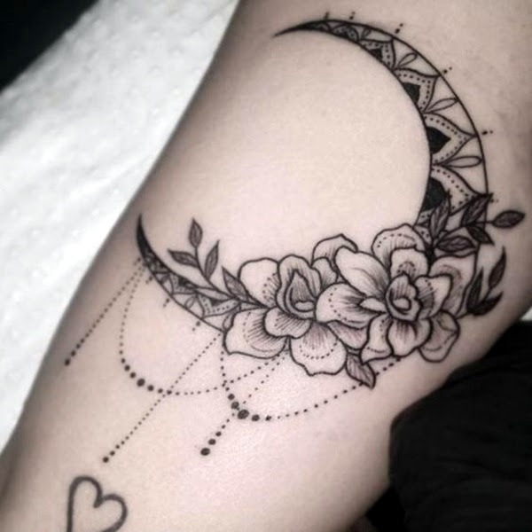 Magical Moon Tattoo Designs (33)