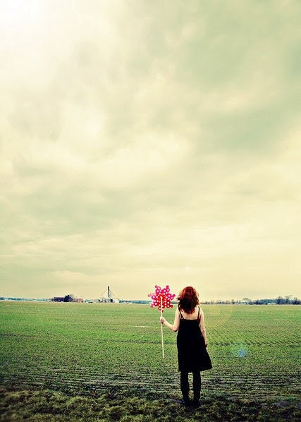 Coming Out Of Hibernation - 5x7 Fine Art Photography Print - girl pinwheel field farm rural green red dreamy portrait photograph - riotjane Coming Out Of Hibernation - 5x7 Fine Art Photography Print - girl pinwheel field farm rural green red dreamy portrait photograph - riotjane