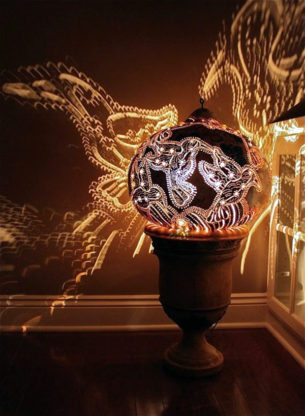 Amazing Art Inspired Gourd Lamps (44)