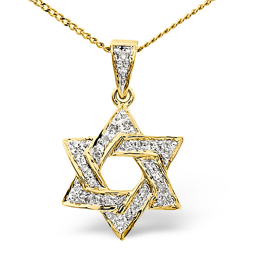 usranhucer: gold star of david necklace