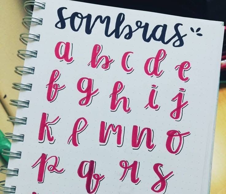 Abecedario En Cursiva Lettering Mayuscula : Tanto las letras minúscula