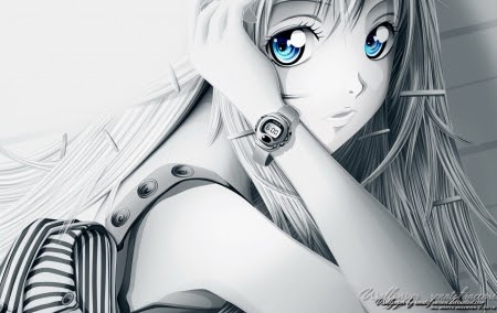 Blue Eyes Anime Girls
