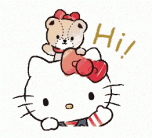 35+ Trends For Hello Kitty Hi Gif Cute - Lee Dii