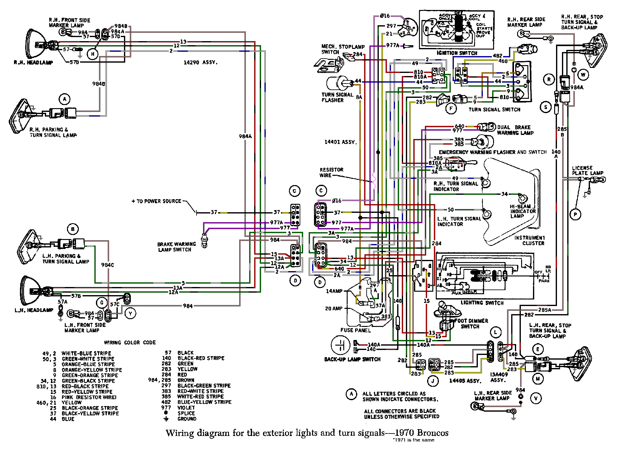 Wiring Schematic For 1971 Bronco - Wiring Diagram Schemas