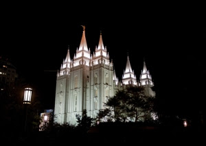 The Salt Lake Temple, Utah, USA