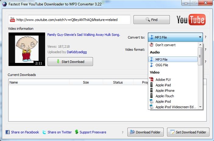 Download And Convert Youtube Videos To Mp3 App