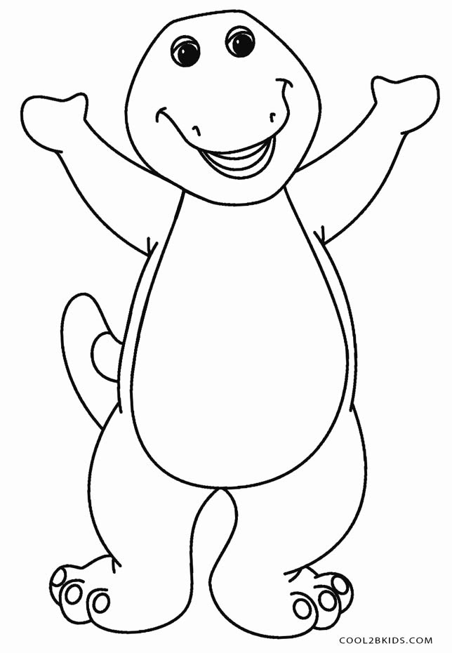 Coloring Pages Barney - Coloring Pages