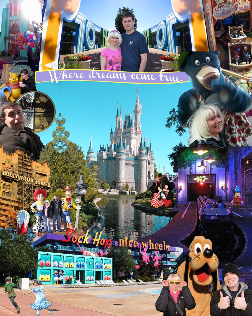 DISNEY COLLAGE 16x20 smaller