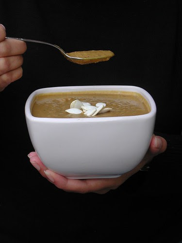 Curried Pumpkin & Black Bean Soup