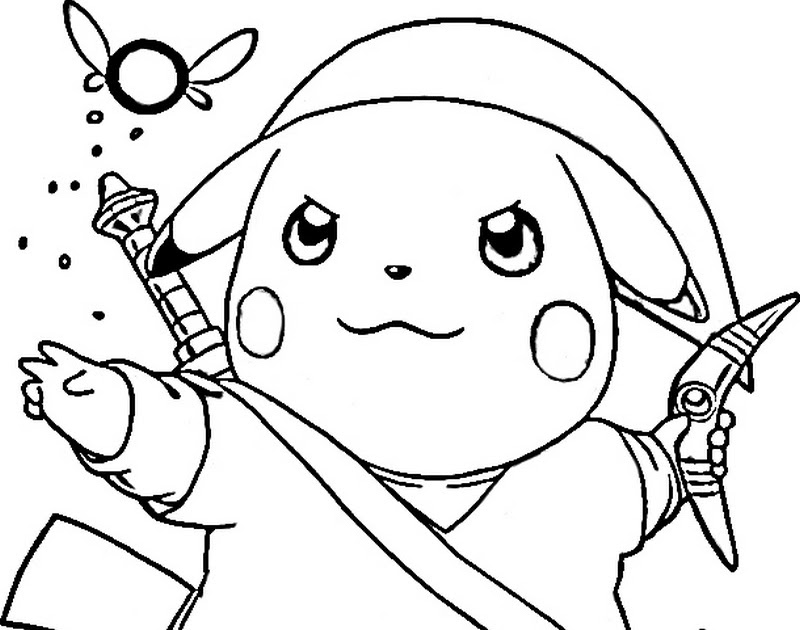 Pikachu Halloween Coloring Pages Pikachu Coloring Pages At