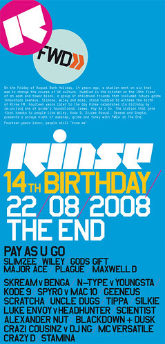 Rinse & FWD>> August 08