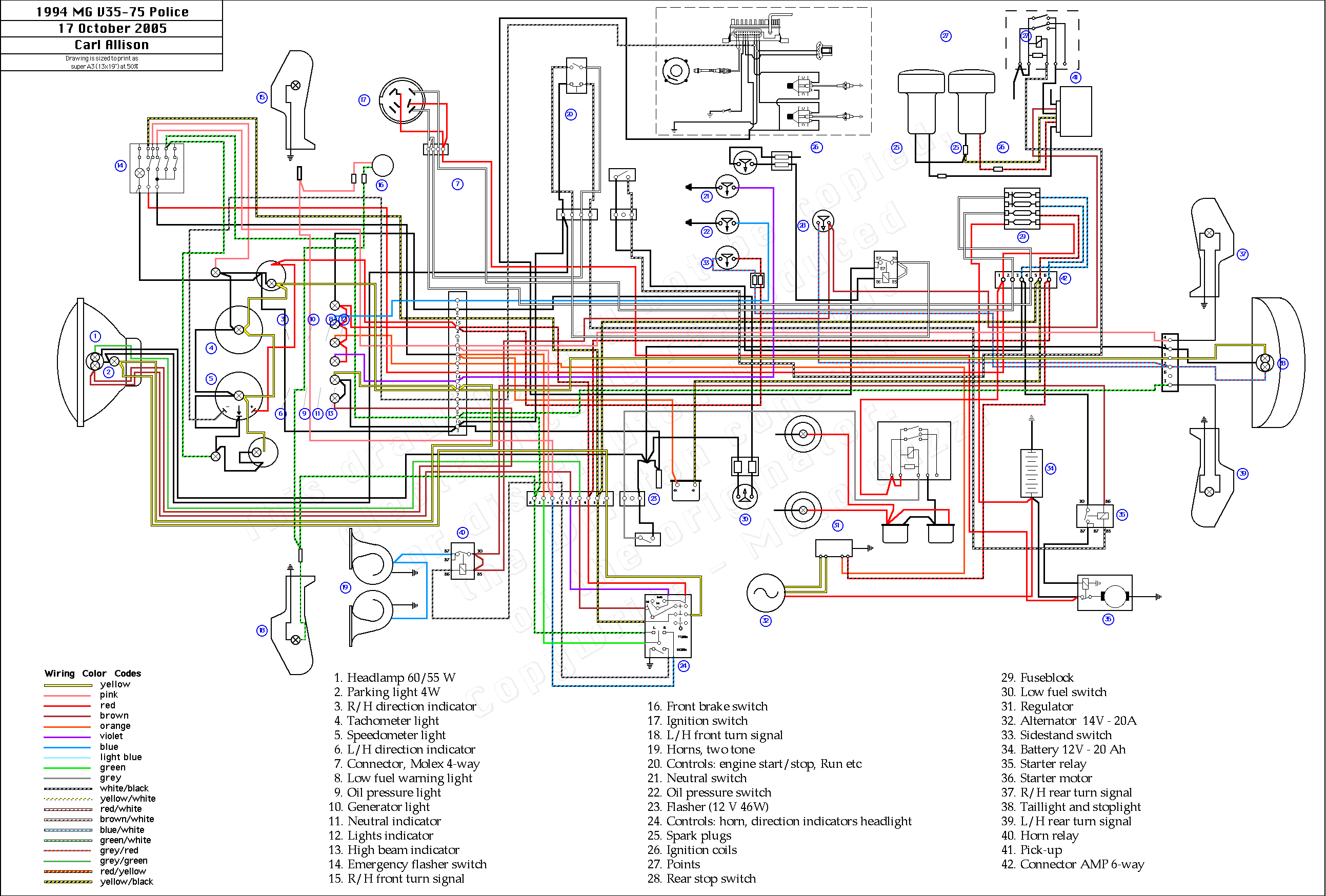 1968 Firebird Wiring Diagram