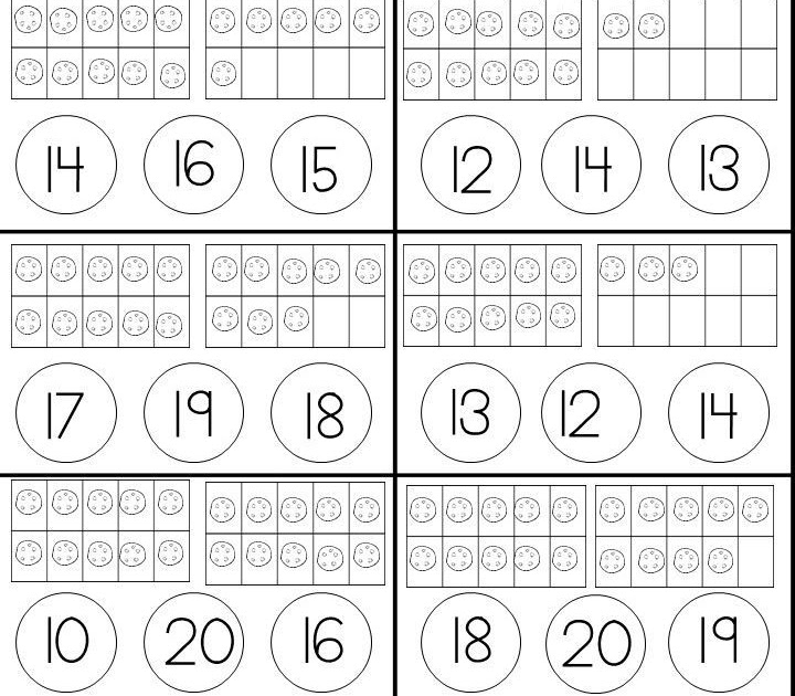 Kindergarten Worksheets Free Numbers - 39