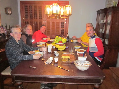 Post ride feast