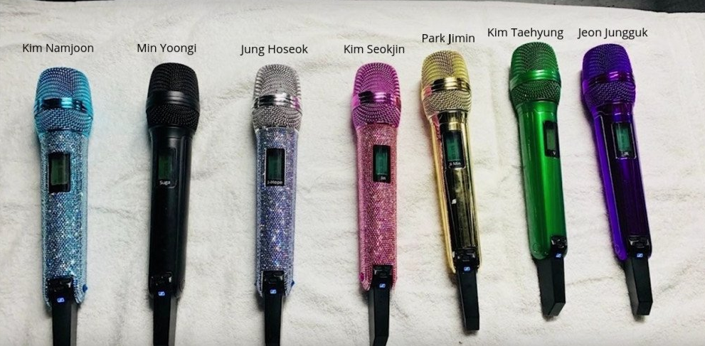 Bts Members Microphone Colors - BTSRYMA