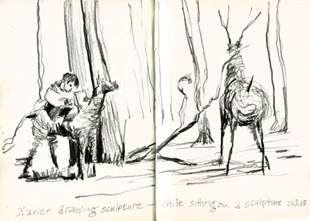 xavierdrawingdeer