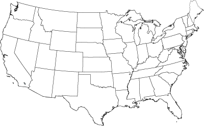 Free Pprintable Map Of Usa With States Labeled