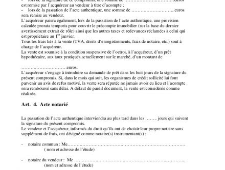 Formulaires disponibles Modèle de lettre pour un notaire