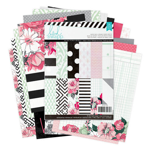 Heidi Swapp - Hello Beautiful Collection - Memory Planner - 6 x 8 Paper Pad - One