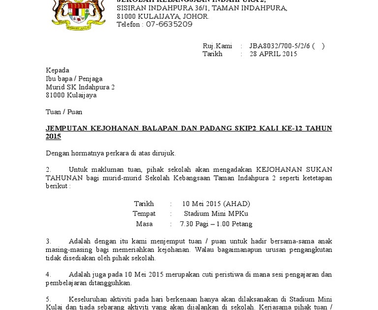 Contoh Surat Pemberitahuan Cuti  Check spelling or type a new query.